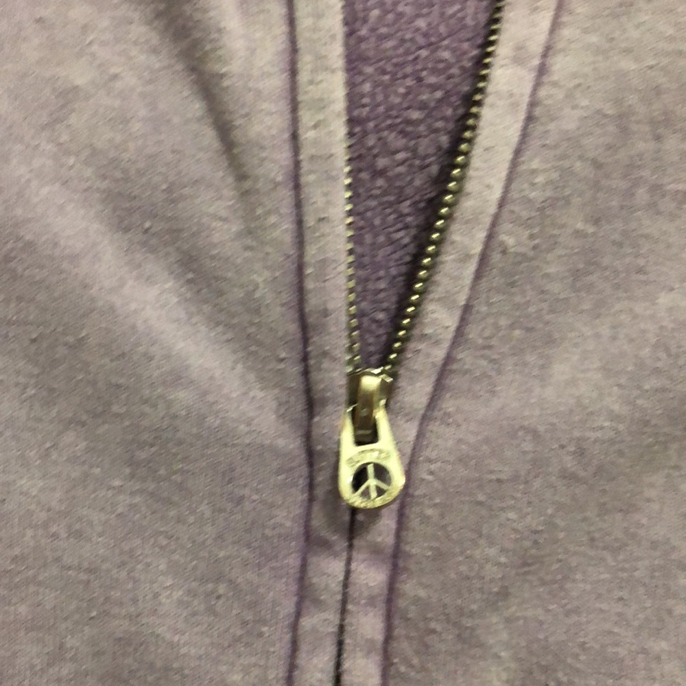 Butter super soft girls purple zip up sweatshirt - Picture 3 of 8